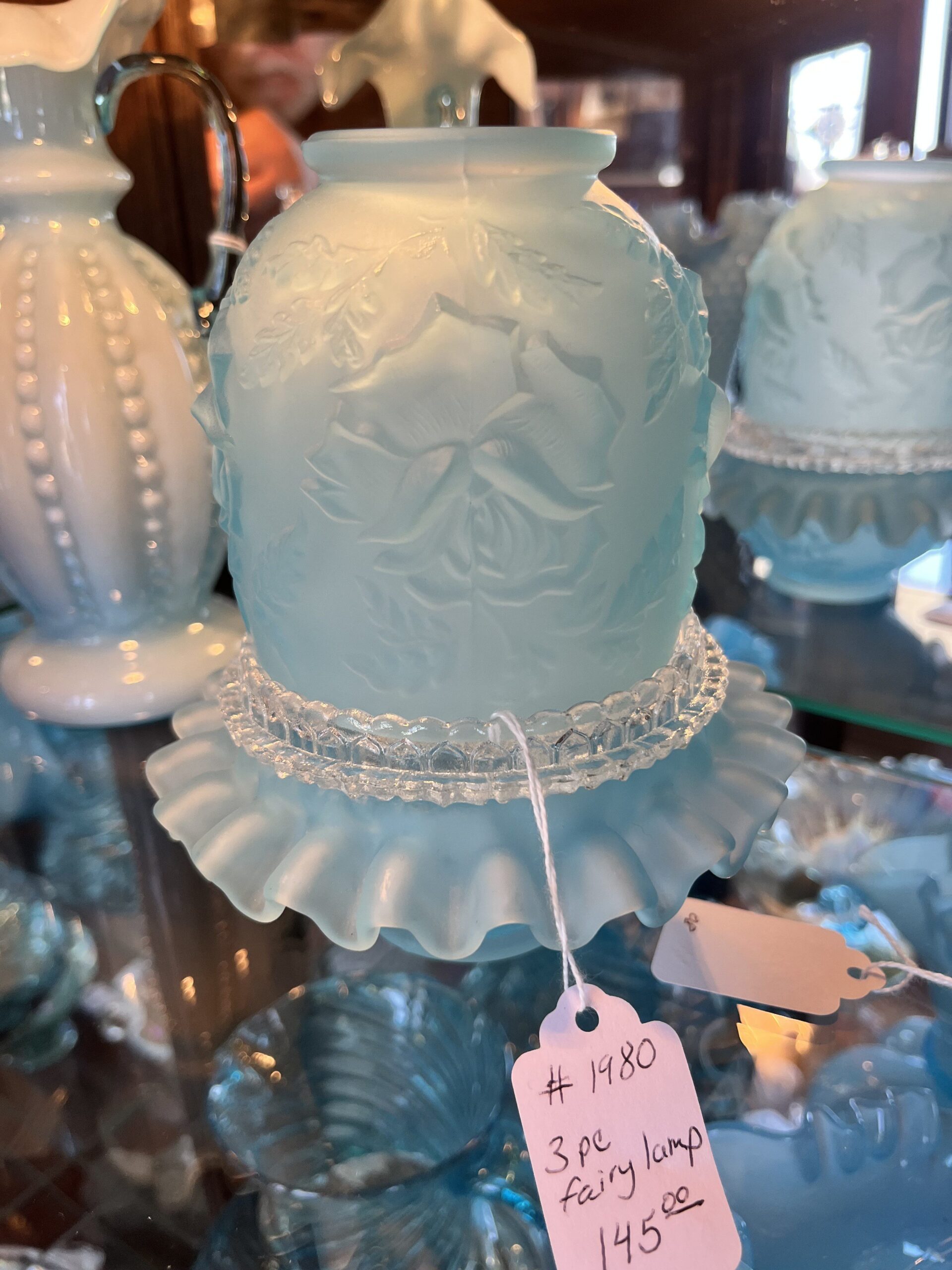 3 Piece Blue Fairy Lamp