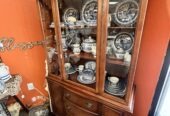 Duncan Phyfe Dual Pedestal Table, Chairs & Buffet