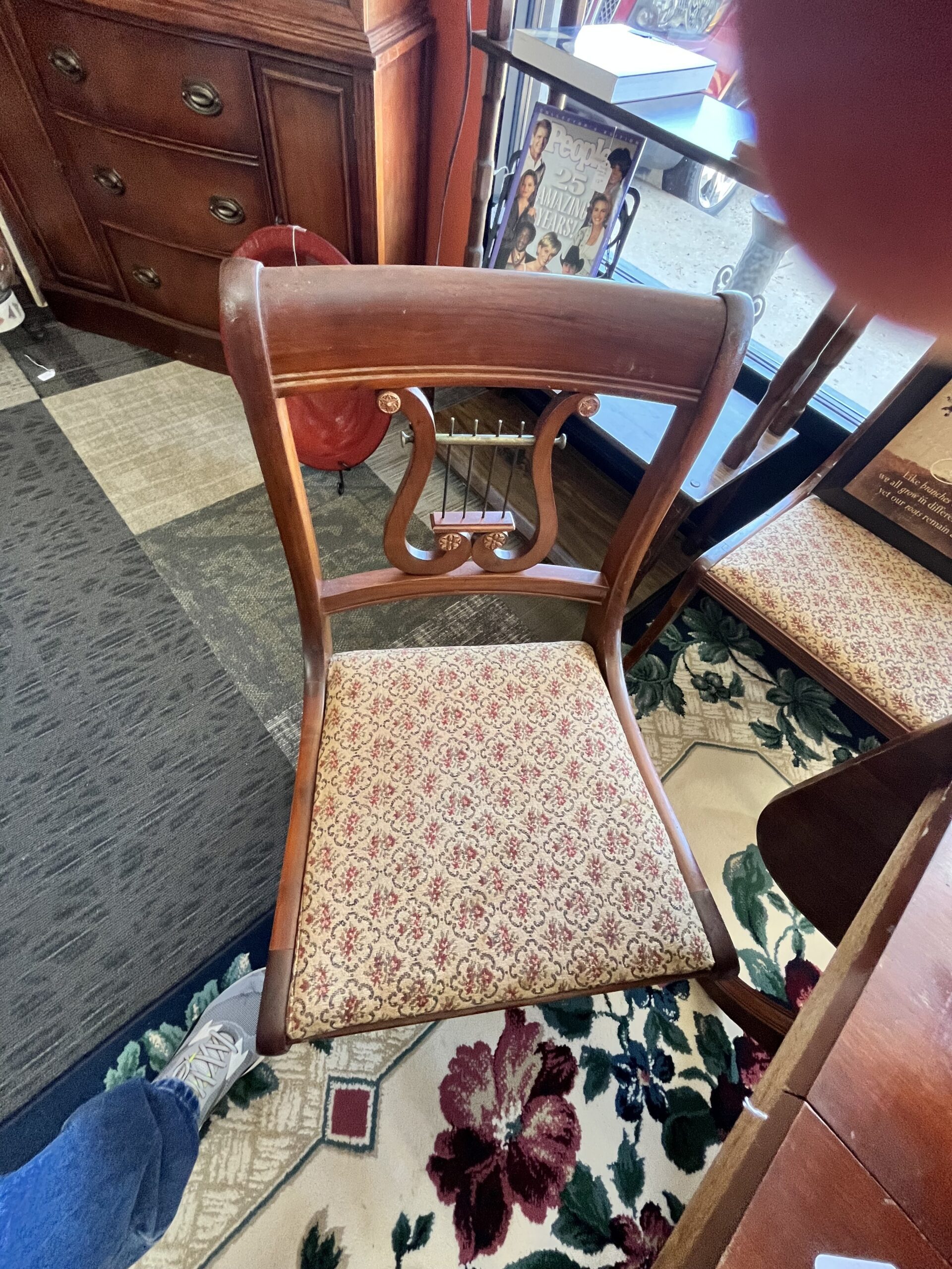 Duncan Phyfe Dual Pedestal Table, Chairs & Buffet