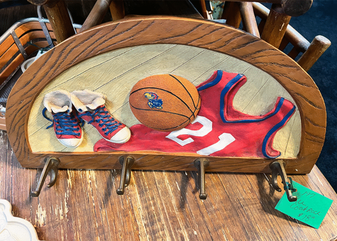 Kids Basketball Hat/Coat Rack