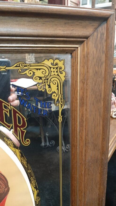 Olympia Beer Mirror Advertising