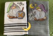 Gnome Halloween Towels