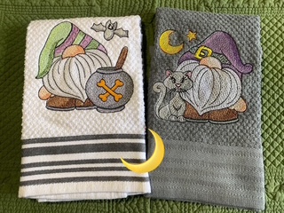 Gnome Halloween Towels