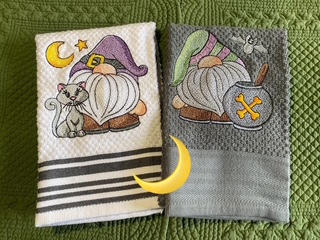 Gnome Halloween Towels