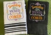 Halloween Themed Towels