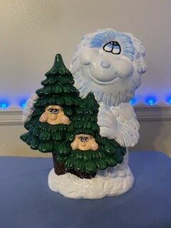 Bigfoot and Yeti Christmas Ceramics LG