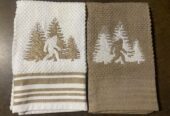 Bigfoot Treeline Kitchen Towels