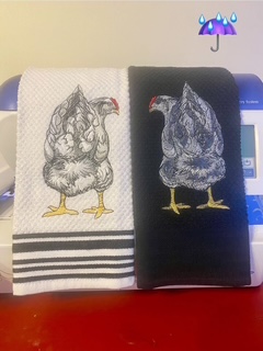 Chicken Butt Kitchen Towels