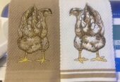 Chicken Butt Kitchen Towels