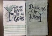 Halloween Boos & Witches Theme Towels