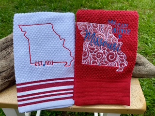 Missouri Themed Towels